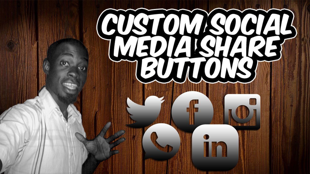 How to create Custom Social Media Share Buttons Using JavaScript